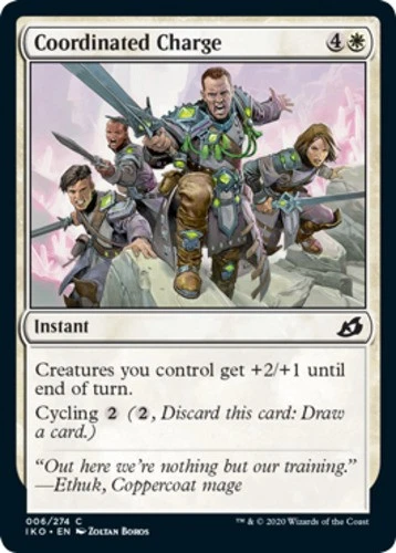 x1 Coordinated Charge - Ikoria: Lair of Behemoths - NM - MTG - Image 1 of 1