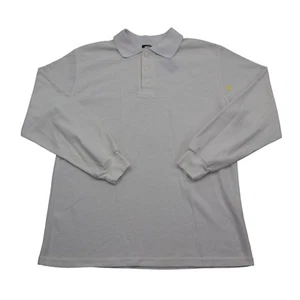 Joy Land Shirt Youth 18 White Chest Button Long Sleeve Collared School Uniforms - Picture 1 of 18