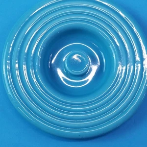 Bauer Keramik Los Angeles Deckel blau 2000 Gewürzglas Deckel nur 5 7/8" siehe Fotos - Bild 1 von 4