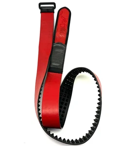 Cintura Christian Louboutin in pelle con borchie a spillo taglia US 40 vita - Foto 1 di 8