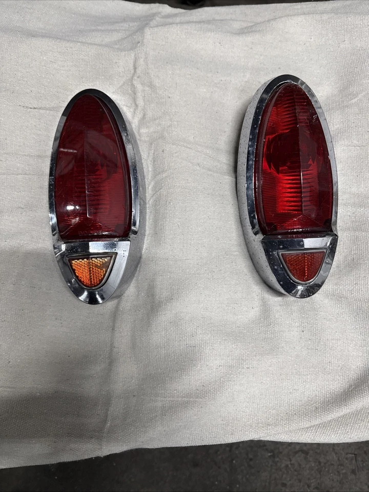 1954 DODGE CORONET/MEADOWBROOK/CONJUNTO DE LANTERNA TRASEIRA REAL - Imagem 1 de 4