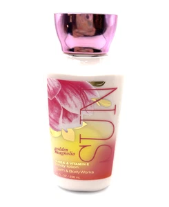 Bath & Body Works Golden Magnolia SUN 8 oz Body Lotion Shea & Vitamin E NEW - Picture 1 of 3