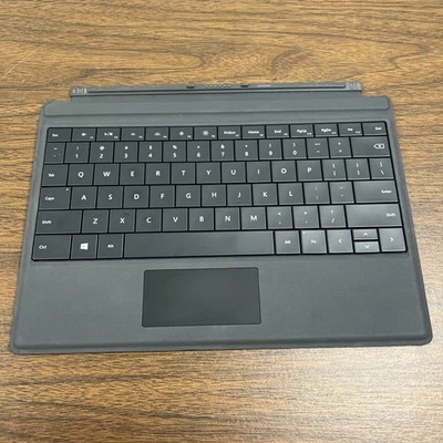 Genuine Microsoft Model 1654 Type Cover for Surface  3 Black Keyboard Grade A - Image 1 of 4
