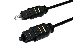 3 pack 6 FT Digital Fiber Optic Audio Cable Cord Optical SPDIF TosLink LED HDTV - Picture 1 of 2