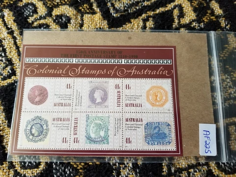 Australia Mini Sheet MNH - 1990 Colonial Stamps of Australia - AF225 Cover