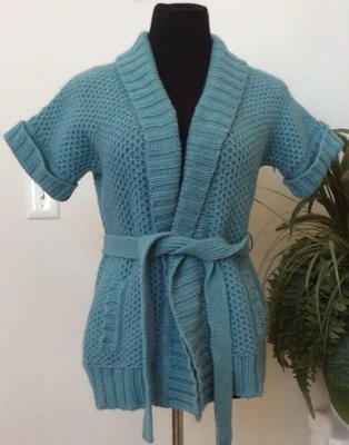 Suéter Cárdigan Chaqueta Lilly Pulitzer Mujer Verde Viscosa Mezcla Lana Talla L Usado en Excelente Condición Foto 1 de 4