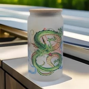 Dragon Ball Z Beer Can glass | Boho Coffee Glass | 16 oz libey cup - Picture 1 of 6