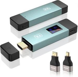 Wireless Hdmi Transmitter and Receiver HD Extender Plug & Play W/ LED Screen - Picture 1 of 7