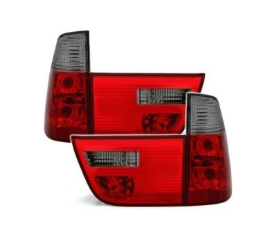 set rear lights for BMW X5 E53 1999 2000 2001 2002 2003 red smoke VT486 - Image 1 of 3