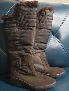 Pajar Womens Natasha Faux Fur Waterproof Brown Boot Size 40 EUR 9-9.5 US - Picture 1 of 5