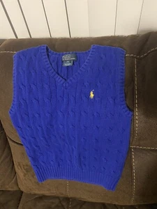 Boys Polo Ralph Lauren Sweater Vest Size Small (5YT) - Picture 1 of 4