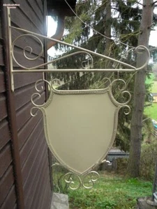 XXL Werbeschild Ladenschild "Wappen" Aushängeschild Kneipenschild Ausleger Eisen - Bild 1 von 9