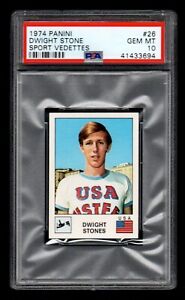 1974 Panini Sport Vedettes #26 Dwight Stones USA Olympic High Jumper PSA 10 