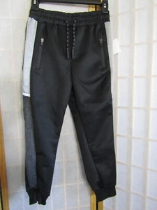 NWT Liberty Valor Hudson Fleece Unisex Black Drawstring Poly/Cott Sweat Pants 8 - Picture 1 of 4