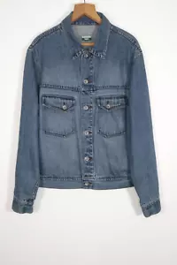 Paul Smith Jeans Trucker Denim Giacca Abbigliamento da Lavoro Lavoro Vintage Taglia Media - Foto 1 di 10