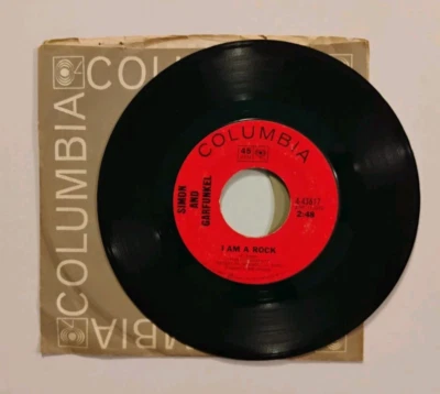 Simon And Garfunkel - I Am A Rock/Flowers Never Bend With The Rainfall  7"45RPM - Image 1 of 4