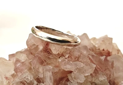 Vintage Sterling Silver 925 Wedding Band Ring  Size 7 - Image 1 of 4