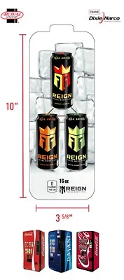 (1) Royal Vendors Chameleon Label - Reign Energy Drink Variety Pack - Flavor Str