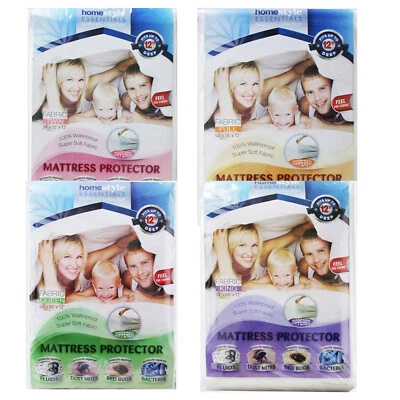 Waterproof Mattress Protector Fabric Mattress Cover Breathable Bed Protector - Image 1 of 4