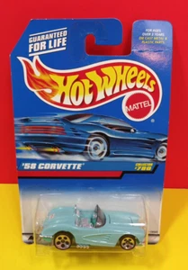 1997 Hot Wheels '58 Corvette Convertible #780 Collector Edition Sealed 1:64 Die - Picture 1 of 11