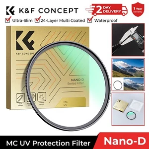 K&F Concept 37-95mm UV Protection Lens Filter 24 Layers Multi Coated Ultraviolet - Picture 1 of 118