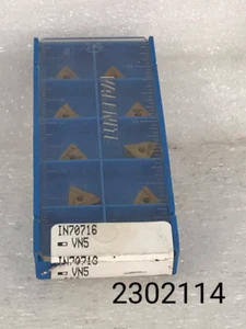 TMFM 22010 RE VN5 New Full Package of 10 Valenite Tungsten Carbide Inserts - Picture 1 of 6