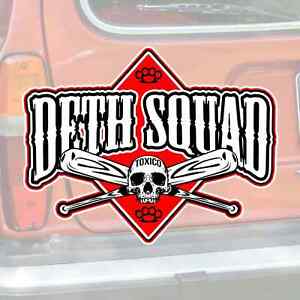 Deth Squad Sticker - Hot Rod, Muscle Car, Roadkill, Chevy, Ford, Mopar