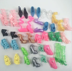 Barbie Doll Sized Cloth/Accessory@Any 2 pair Plastic Shoes@GOOD*GIFT&Pretty*Best - Picture 1 of 10