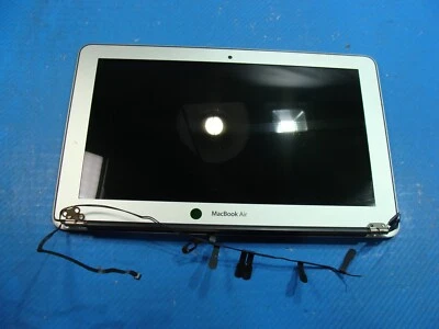 Macbook Air A1465 11" 2014 MD711LL/B LCD Screen Assembly Silver 661-7468 - Image 1 of 4