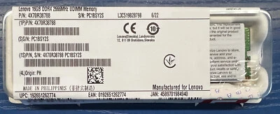 Lenovo RAM Speichermodul 16GB 2666 MHz DDR4 4X70R38788 - Bild 1 von 2