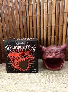 Weihnachten Krampus Tiki Tasse Miracle Holiday Pop Up Bar MATTE Glasur in Box 2023 - Bild 1 von 9