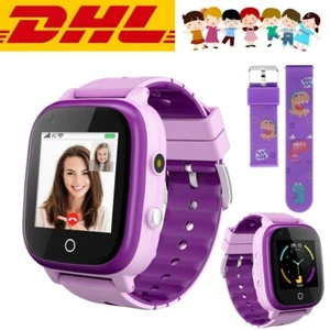 4G Smartwatch Kinder mit Telefonfunktion GPS SOS Armbanduhr iPhone Android - Afbeelding 1 van 47
