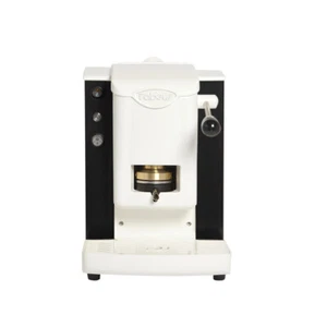 MACCHINA CAFFE CIALDE FABER SLOT PLAST BIANCA NERA + 50 CIALDE CARPE DIEM - Foto 1 di 4