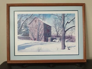 Richard Bollinger "Between Harvests", signed, numbered, framed print, excellent - Picture 1 of 4