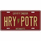 Hogwarts Harry Potter HRY POTR Lightening Gryffindor License Plate Tag Gift Red