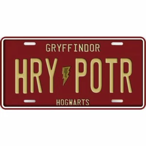 Hogwarts Harry Potter HRY POTR Alleggerimento Grifondoro Targa Tag Regalo Rosso - Foto 1 di 6