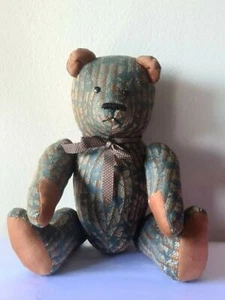 RARE 1983 Steve Schutt Knit BEAR 18" BEAR-"S"-ENCE w/ Registration# Tag Signed - Bild 1 von 12