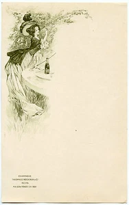 MENÜ. THEOPHILE ROEDERER CHAMPAGNER & C°. REIMS. HAUS GEGRÜNDET 1864.  - Bild 1 von 1