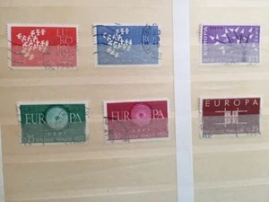 6 EUROPA Marken Frankreich gestempelt - 70er Jahre - Bild 1 von 1