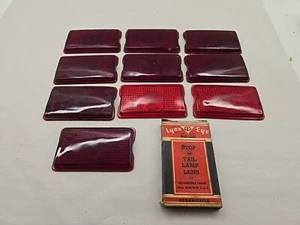 Parts Lot 1942 & ,1947 OLDSMOBILE TAIL LIGHT LENS , ORIGINAL GLASS PART # T 338 - Picture 1 of 9
