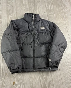 The North Face Black Zip Down Filled Puffer Jacket Size Boys Size Small - Picture 1 of 9