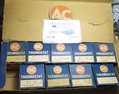 1572288 AC Delco TC-2 TERMOSTATO 72c FORD MG SUNBEAM TRIUMPH MORRIS AUSTIN 1 pieza Foto 1 de 4
