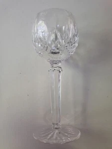 Copa de vino vintage Lismore cristal transparente de Waterford Hock 7,5" Irlanda - Imagen 1 de 4