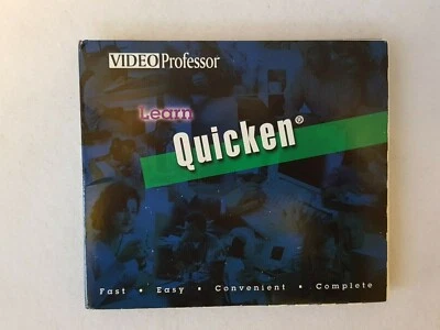 Video Professor: Learn Quicken 1998  Complete 3 Cd Set  BRAND NEW CD-Rom - Image 1 of 4