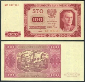 Poland 100 Zloty Year 1948 139 (2) SC/UNC - Picture 1 of 1