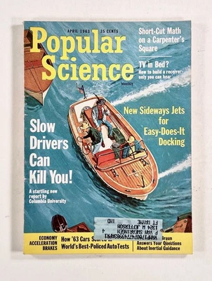 1963 Apr POPULAR SCIENCE Inertial Guidance LUNAR COLONIES Metal Detectors SPACE - Image 1 of 4