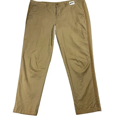 Kensie 牛仔裤女式 14/32 卡其色女友 38x27 宽鬆版型踝休闲 — 第 1/4 张图片