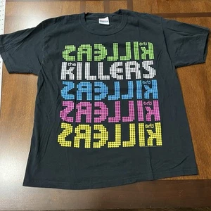 Y2K Vintage The Killers Shirt 2008 Alt Pop Rock Hot Fuss Sam’s Town Size M/L - Picture 1 of 7