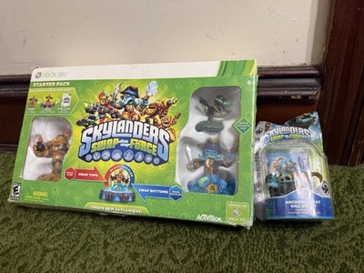 SKYLANDERS SWAP FORCE STARTER PACK MICROSOFT XBOX 360 VIDEO GAME FIGURE PORTAL - Image 1 of 4