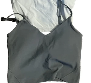 Lululemon Align Tank Crop Hunter Green EUC Yoga/Fitnessstudio Größe 4 - Bild 1 von 6